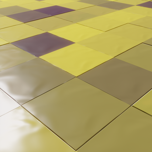 Random tiles with particle system preview image